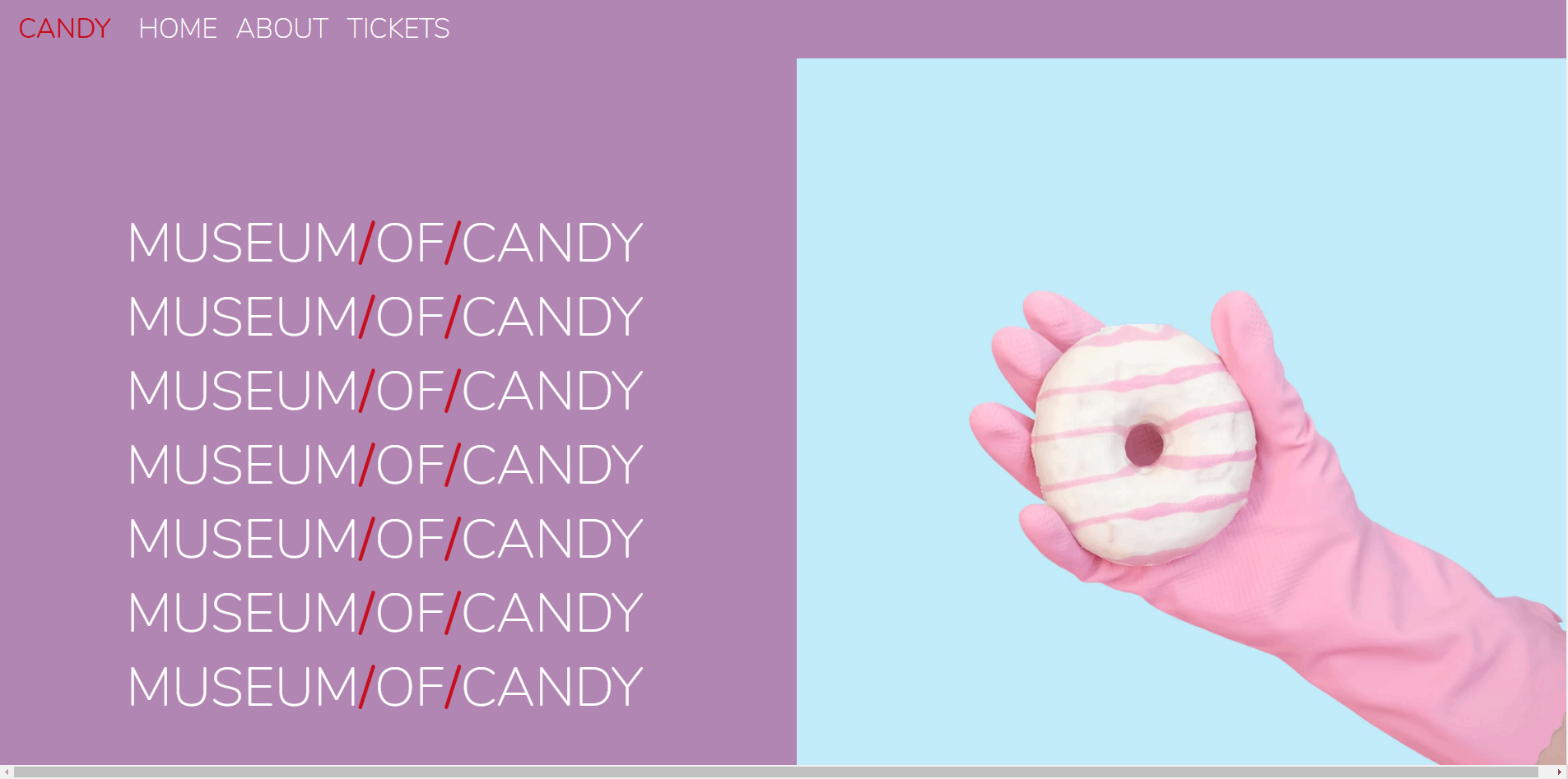 Museum of Candy website