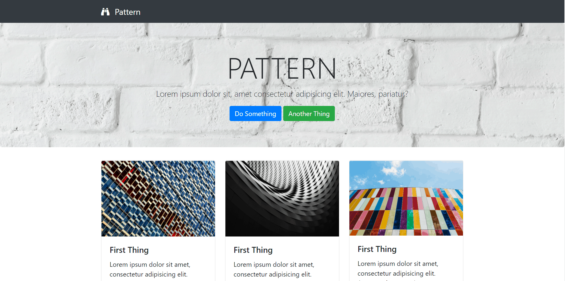 Pattern website